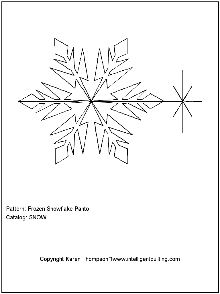 Frozen Snowflake