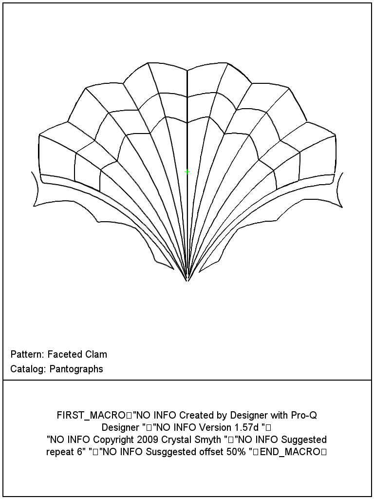 Faceted Clam