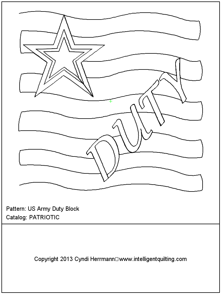 US Army Duty Block