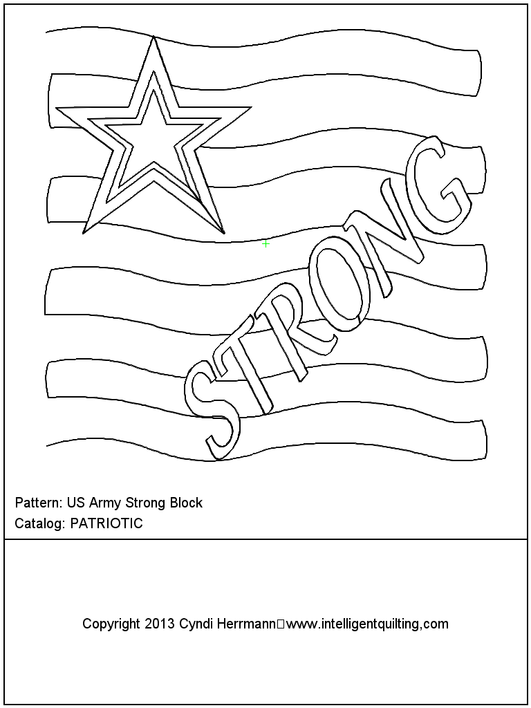 US Army Strong Block