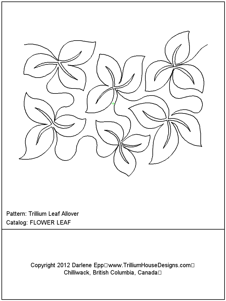 Trillium Leaf Allover